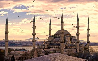 City Turkey Istanbul Sultanahmet Mosque