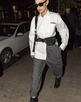 Bella hadid night out style, new york