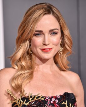 Caity lotz at justice league red carpet in los angeles