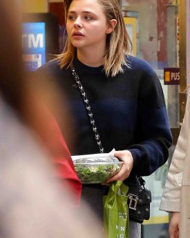 Chloe Grace Moretz Grabs Her Salad in NYC