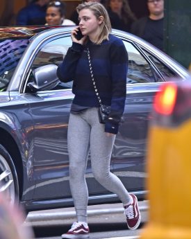 Chloe grace moretz in streets of nyc