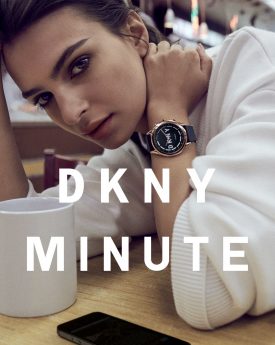 Emily ratajkowski dkny smartwatch photoshoot