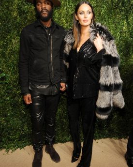 Gary clark with nicole trunfio at cfda vogue fashion fund awards 2017 in nyc