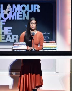 Nerdy lilly singh at glamour women of the year 2017 in new york city