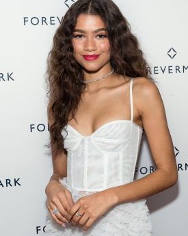 Zendaya in forevermark tribute event