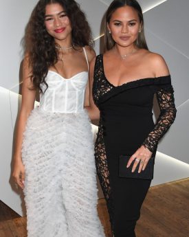 Zendaya with chrissy at forevermark tribute event in nyc