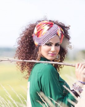 Annie khalid green dress