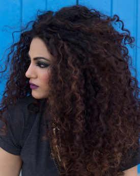 Annie khalid side face