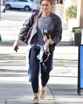 Beautiful hilary duff at studio city