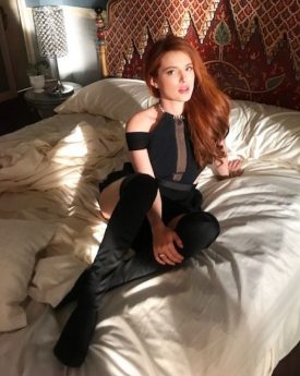 Bella thorne in social media