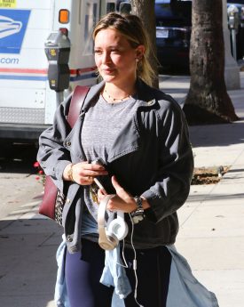 Hilary duff at street style studio city