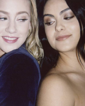 Lili reinhart and camila mendes at photoshoot for seventeen mexico 2017