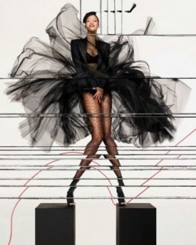 Rihanna vogue paris dec 2017 edition photoshoot