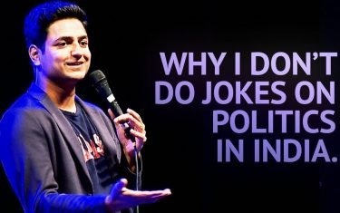 Why i don't do jokes about politics in india - stand up comedy by kenny sebastian